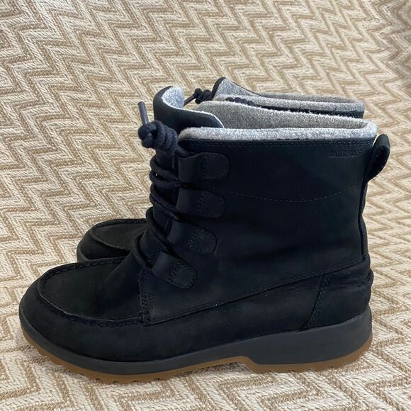 Sperry Top Sider Women's Maritime Cruz Leather Ankle Boots Black Size 7 - Picture 5 of 9